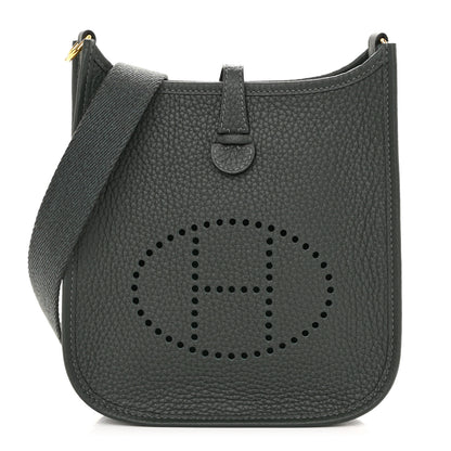 Hermes Taurillon Clemence Amazone Evelyne TPM Vert Fonce 1 of 11