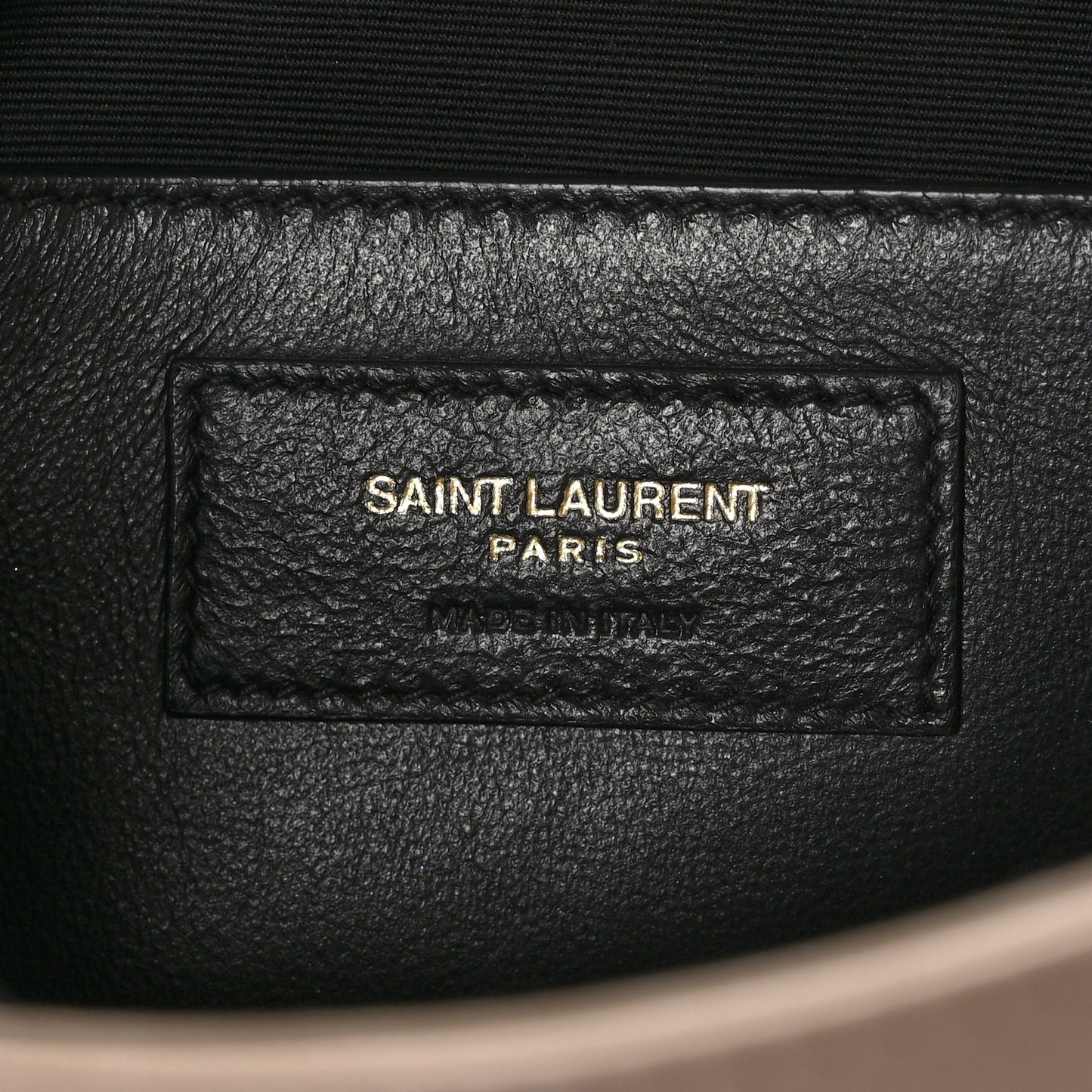Lambskin Matelasse Monogram Baby Niki Chain Satchel Dark Beige