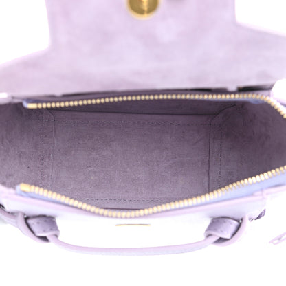 Celine Grained Calfskin Pico Belt Bag Lilac 4 of 9