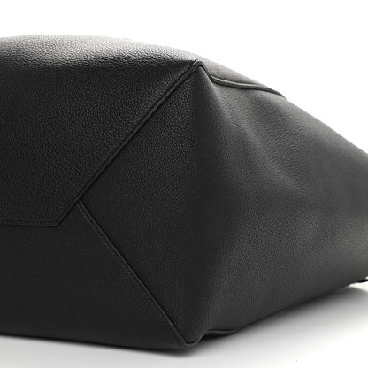 Celine Soft Grained Calfskin Medium Belt Cabas Phantom Black 6 of 10