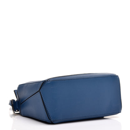 Loewe Calfskin Mini Puzzle Bag Blue 4 of 11