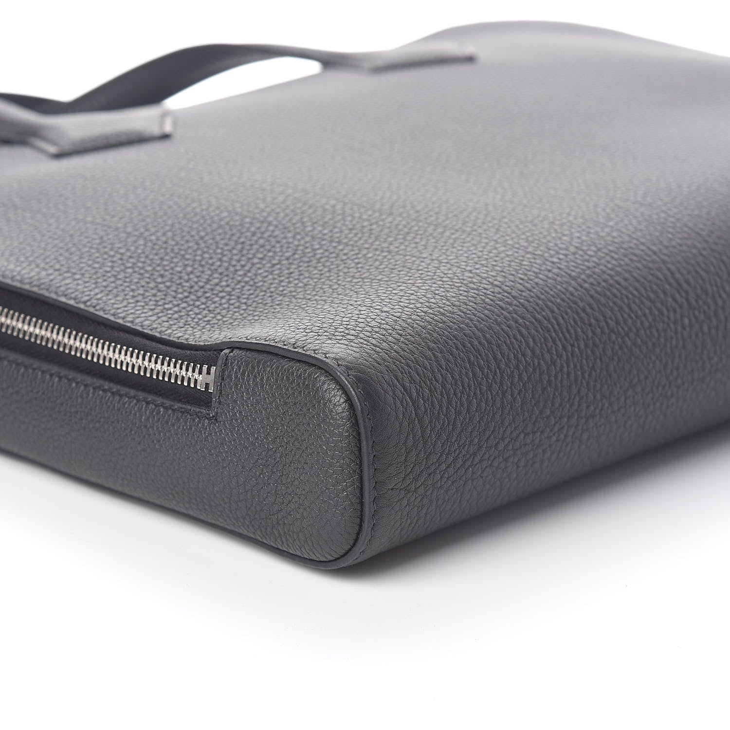 Hermes Togo Victoria Light Briefcase Black 8 of 10