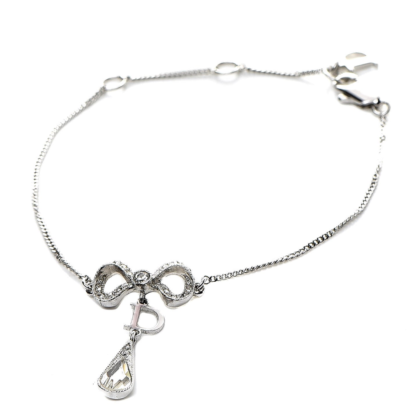 Metal Bow Bracelet Silver