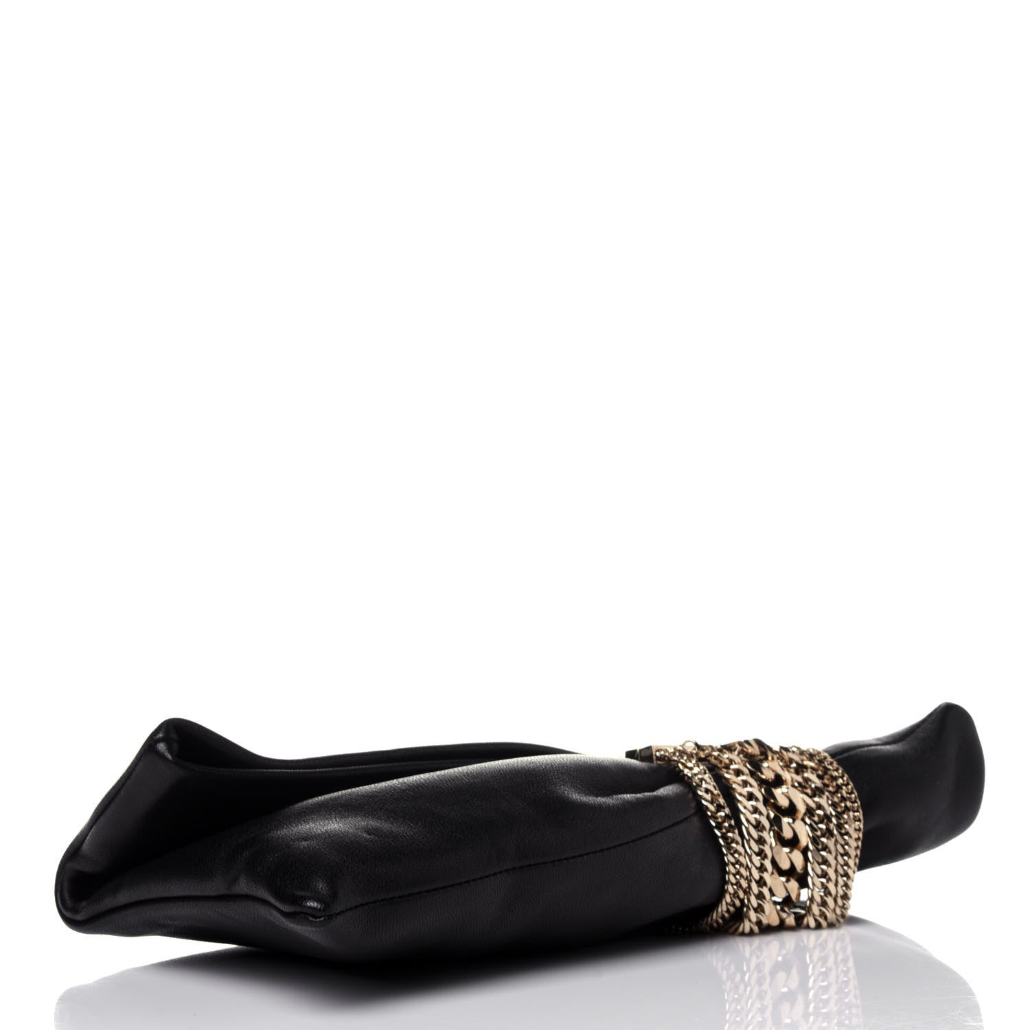Jimmy Choo Calfskin Chandra Clutch Black 4 of 10