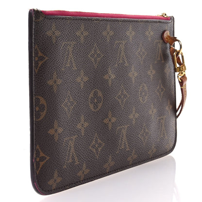 Louis Vuitton Monogram Neverfull MM GM Pochette Pivoine 3 of 9