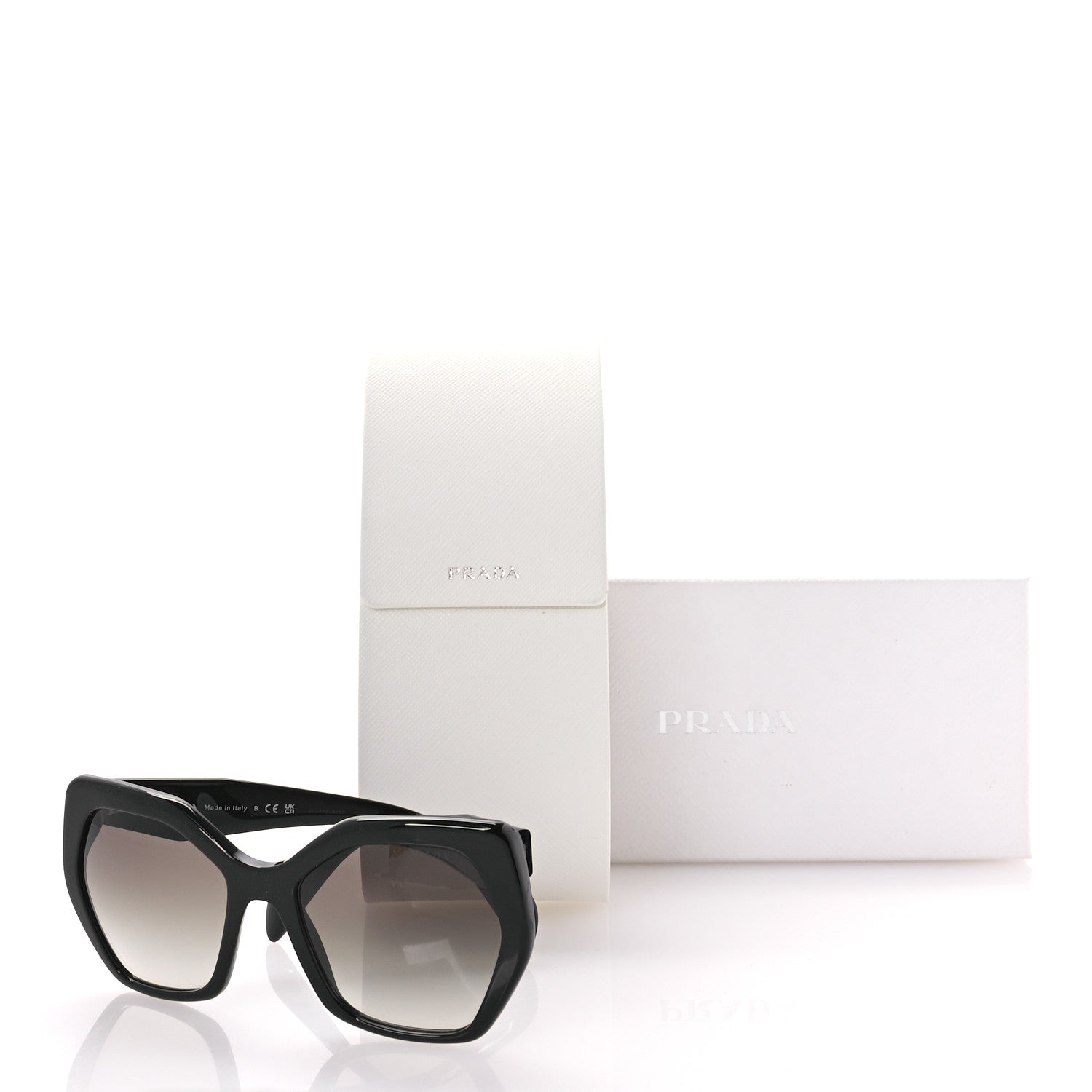 Prada Sunglasses SPR 16R Black 7 of 7