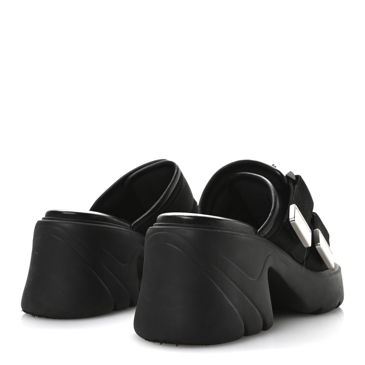 Nappa Flash 80mm Sandals 39 Black