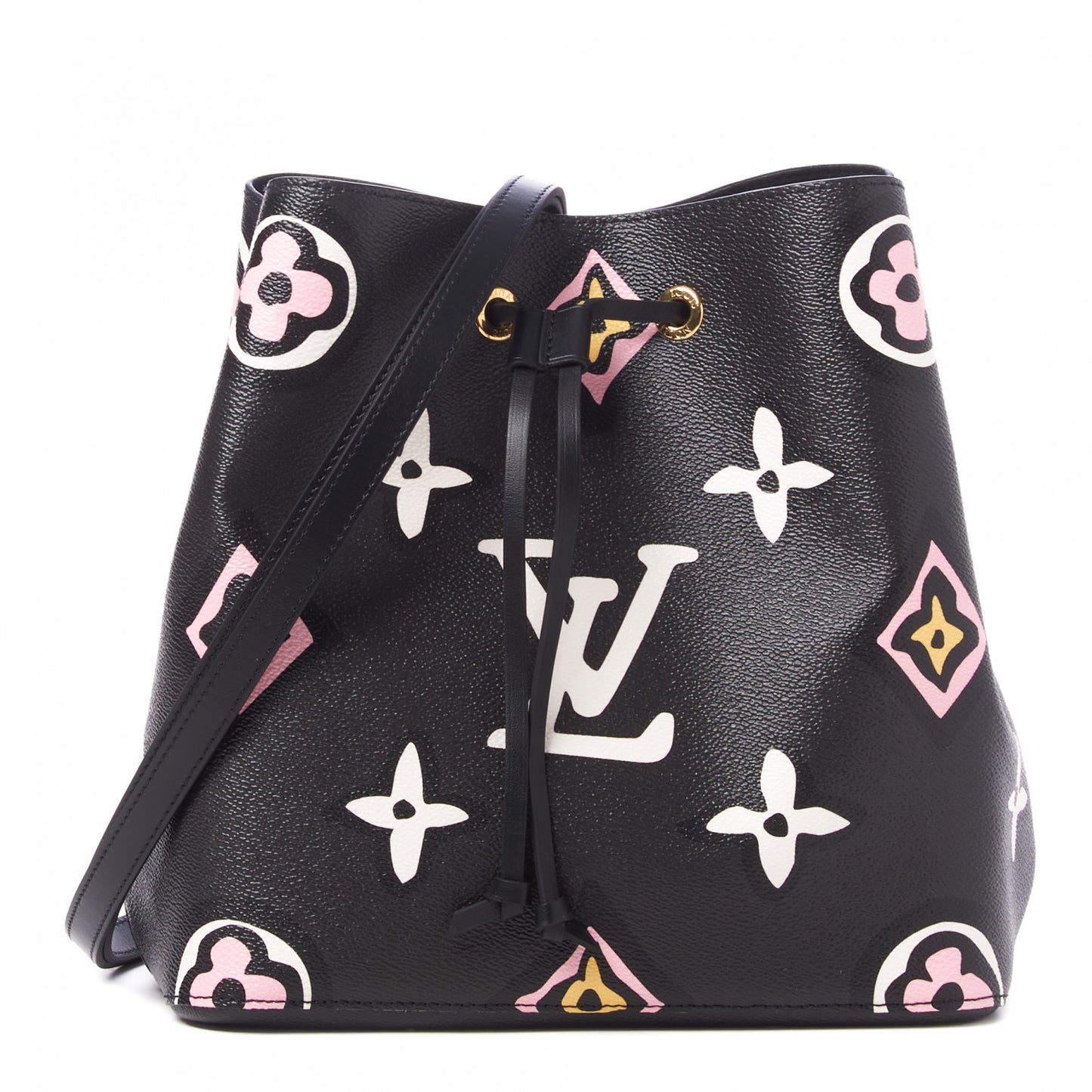 Monogram Giant Wild At Heart Neonoe MM Black