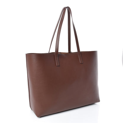 Saint Laurent Calfskin Large Shopping Tote Old Brandy 4 of 12