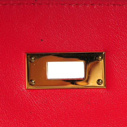 Hermes Gulliver Kelly Retourne 32 Rouge Vif 23 of 27