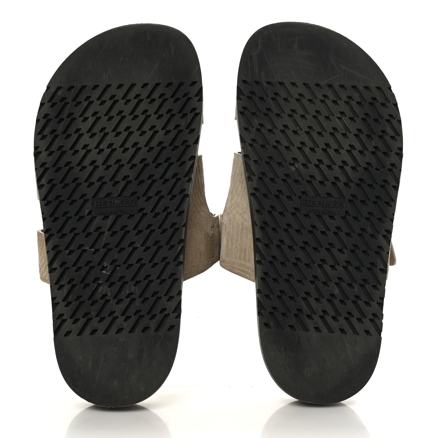 Hermes Suede Goatskin Chaine d'Ancre Womens Chypre Sandals 36.5 Beige Sable 5 of 8