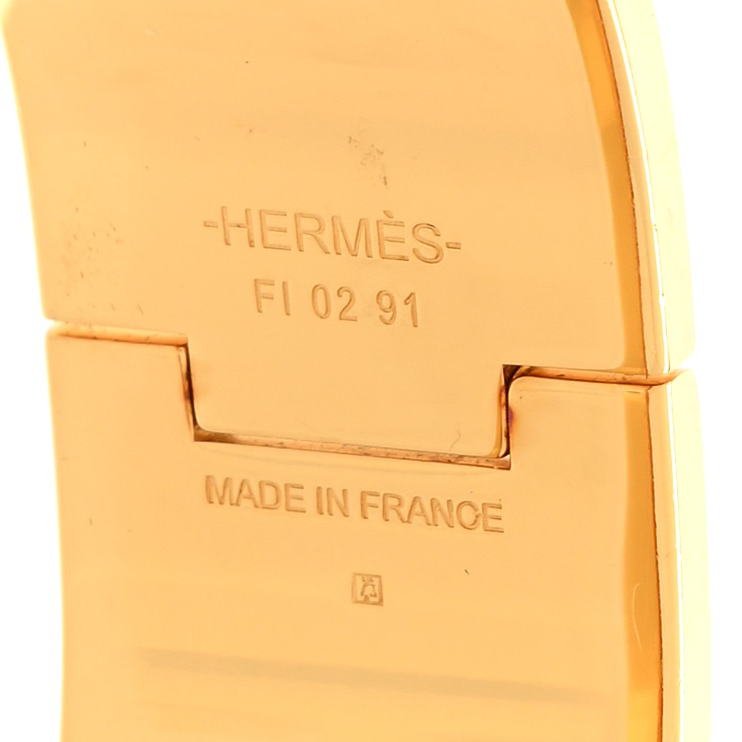 Hermes Enamel Wide Clic Clac H Bracelet GM White 4 of 4