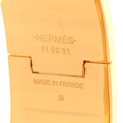 Hermes Enamel Wide Clic Clac H Bracelet GM White 4 of 4