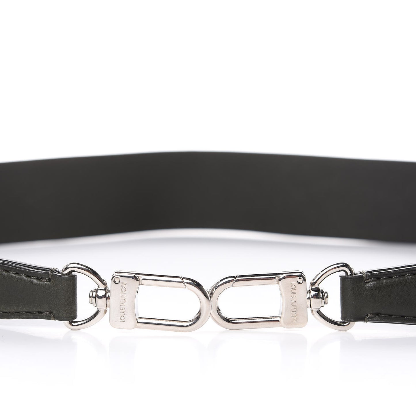 Calfskin Shoulder Strap Dark Kaki