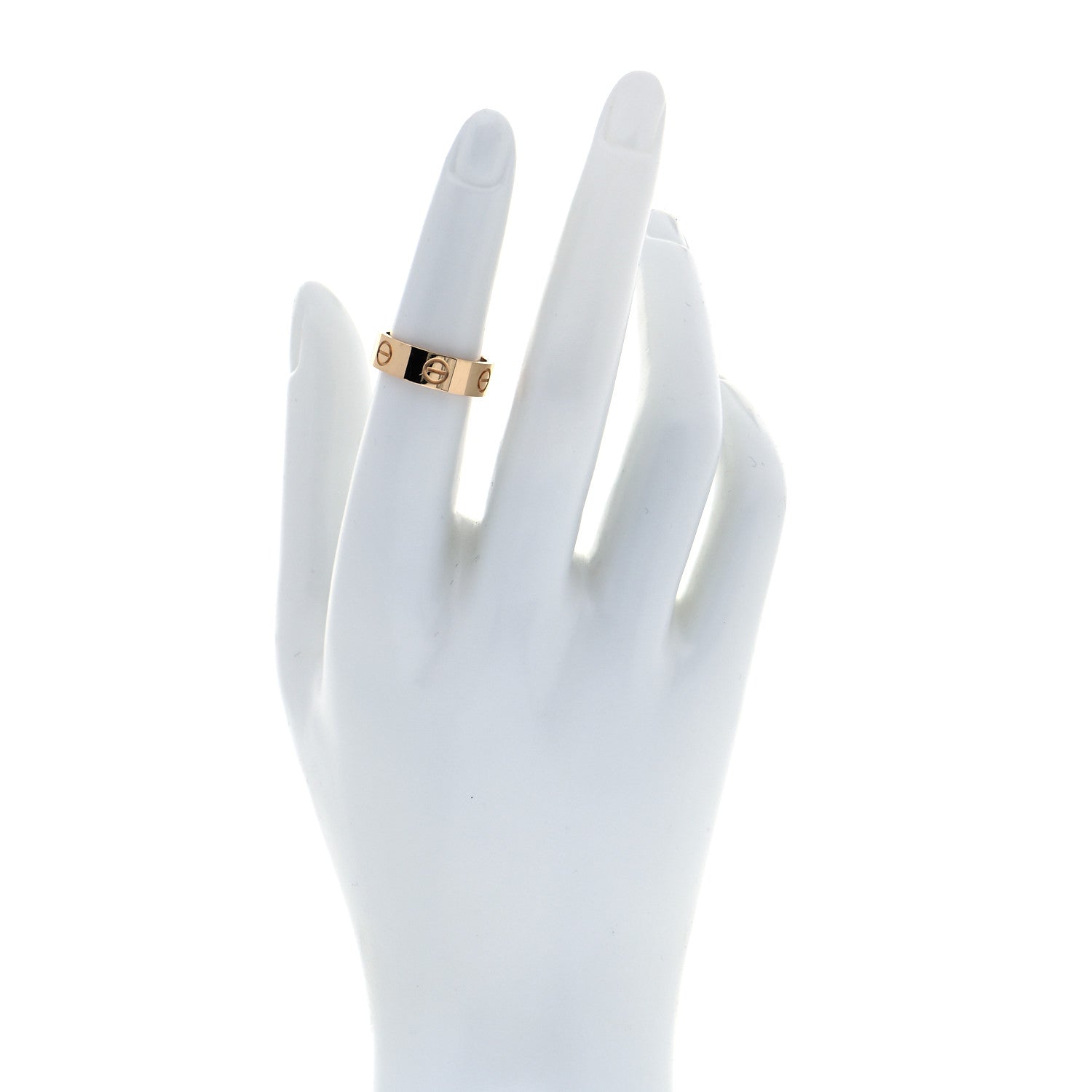 Cartier 18K Yellow Gold 5.5mm LOVE Ring 51 5.75 2 of 6