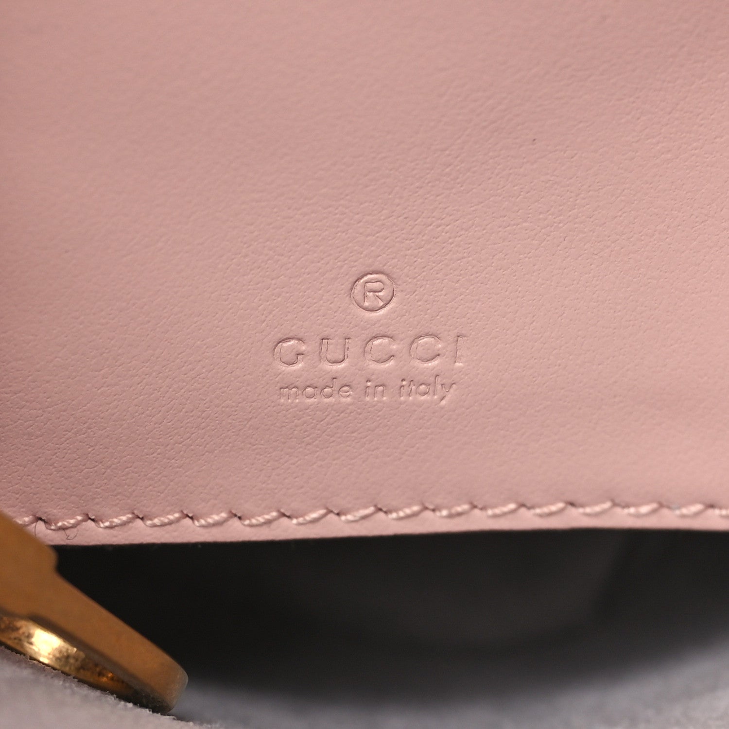 Gucci Calfskin Matelasse Mini GG Marmont 2.0 Bucket Bag Perfect Pink 6 of 10