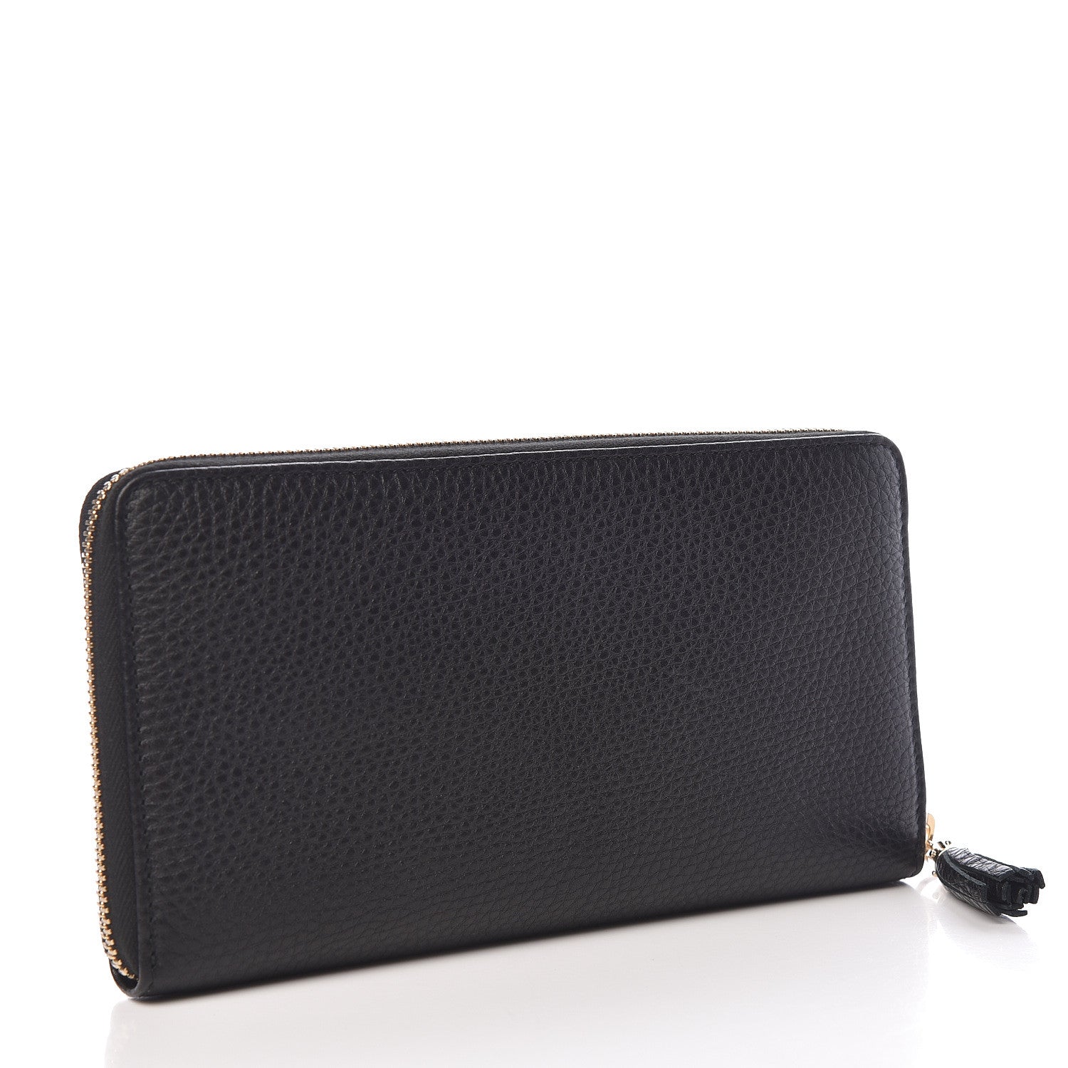 Gucci Calfskin Soho Zip Around Wallet Black 3 of 8