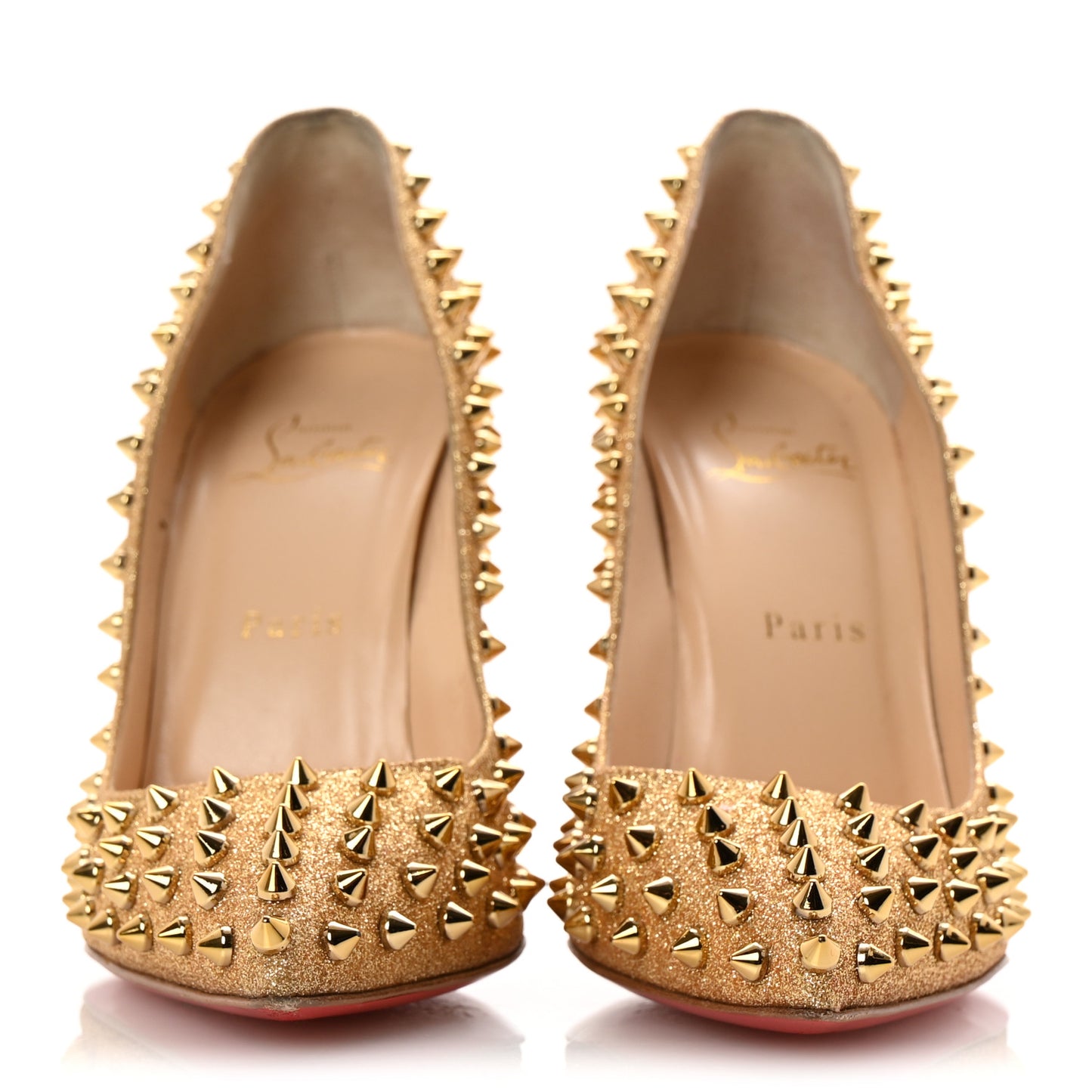 Glitter Mini Specchio Follies Spikes 100 Pumps 39.5 Gold
