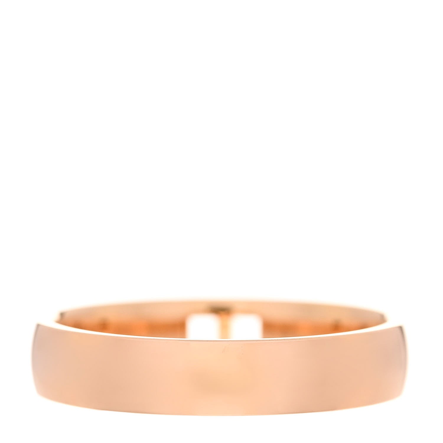 Hermes 18K Rose Gold Diamond Ever Herakles Wedding Band Ring 49 4.75 3 of 7