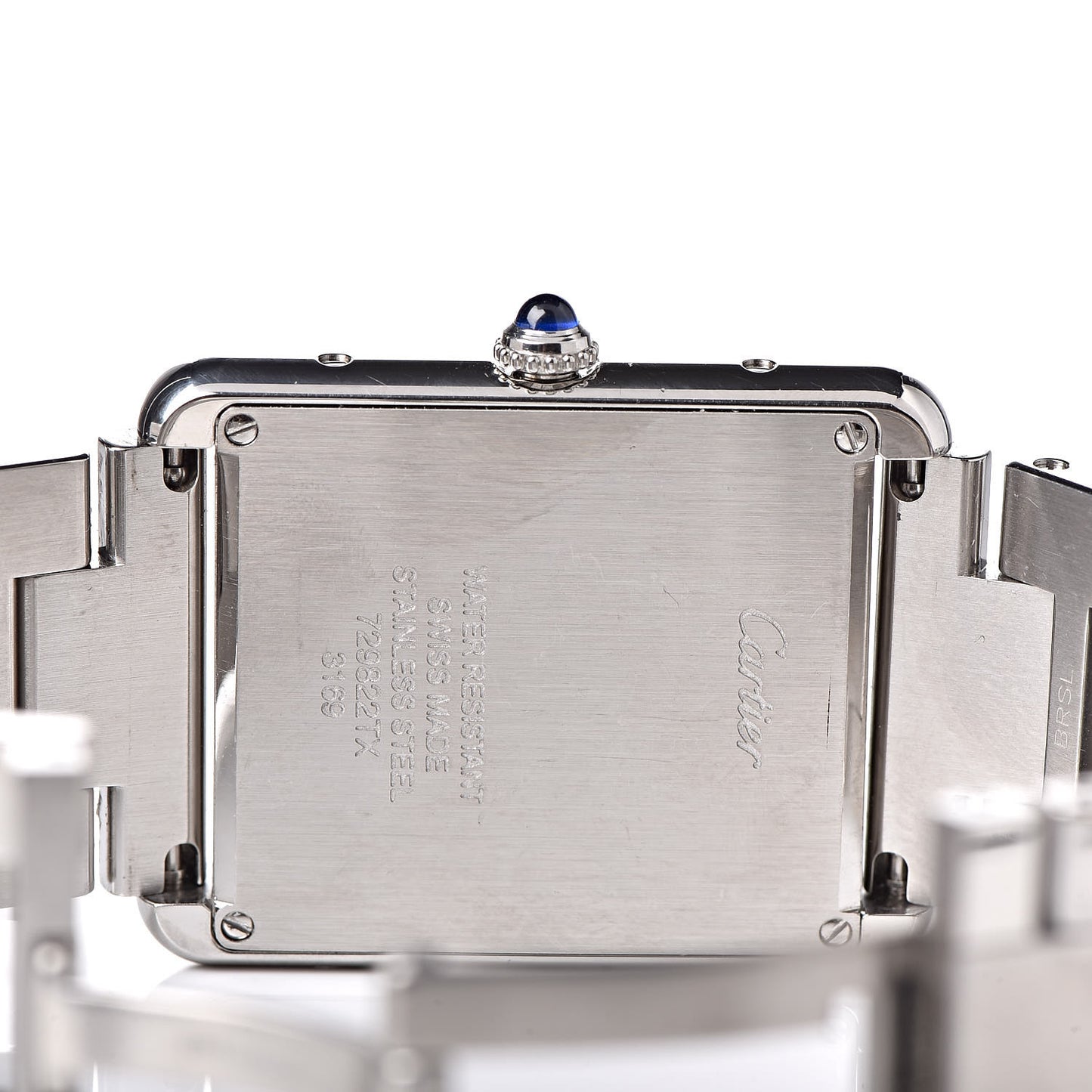 Stainless Steel 27mm Tank Solo Quartz Watch