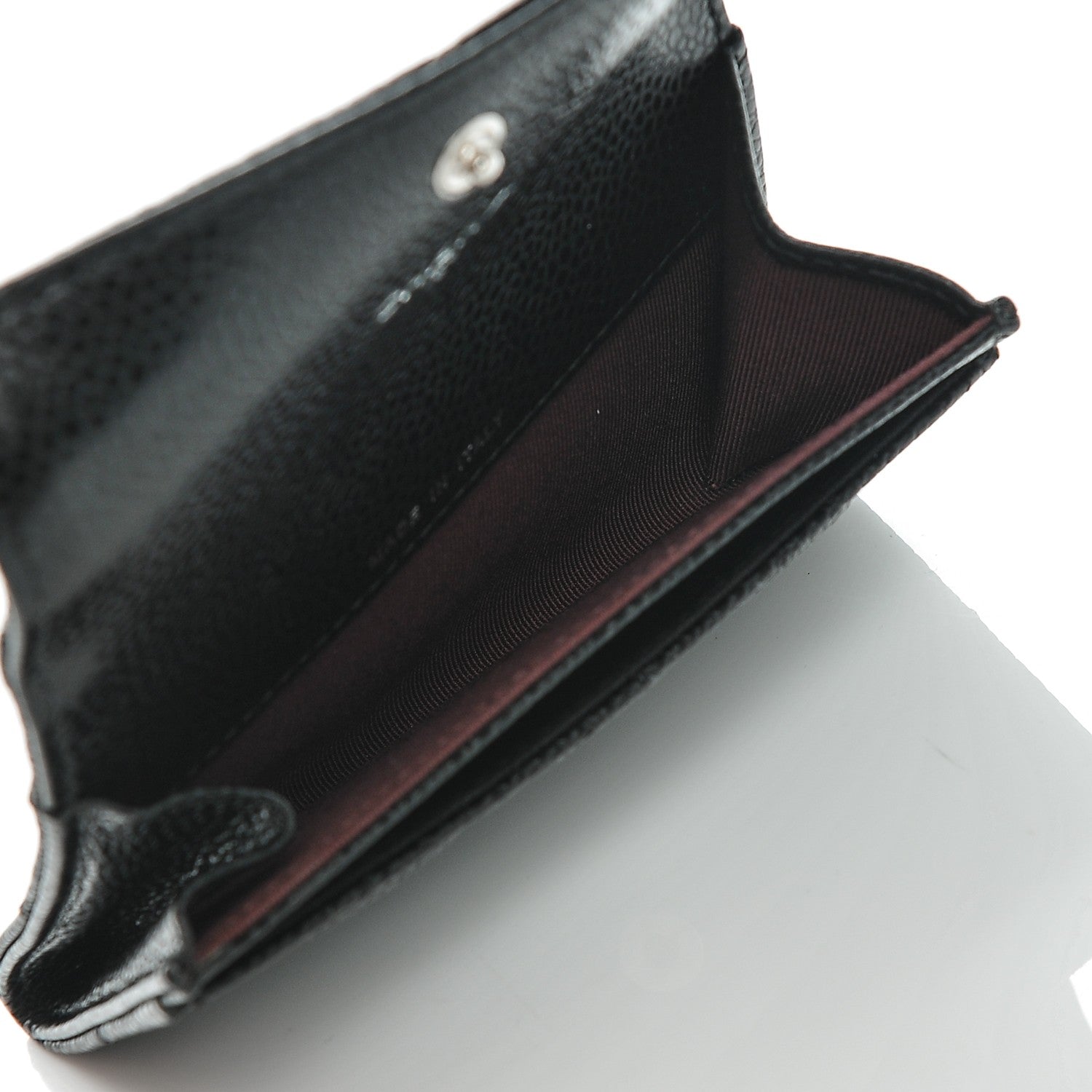 Chanel Caviar Quilted Flap Card Holder Black 5 of 8