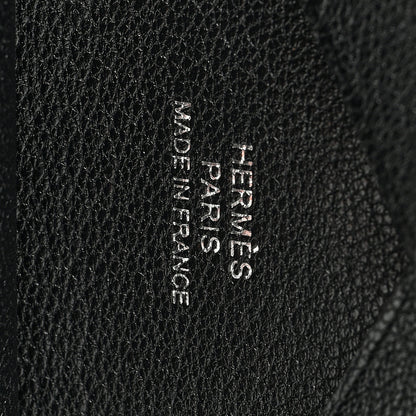 Hermes Chevre Mysore Calvi Duo Card Case Black 6 of 7