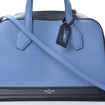 Louis Vuitton Box Calfskin Dora MM Tote Bleuet 7 of 14