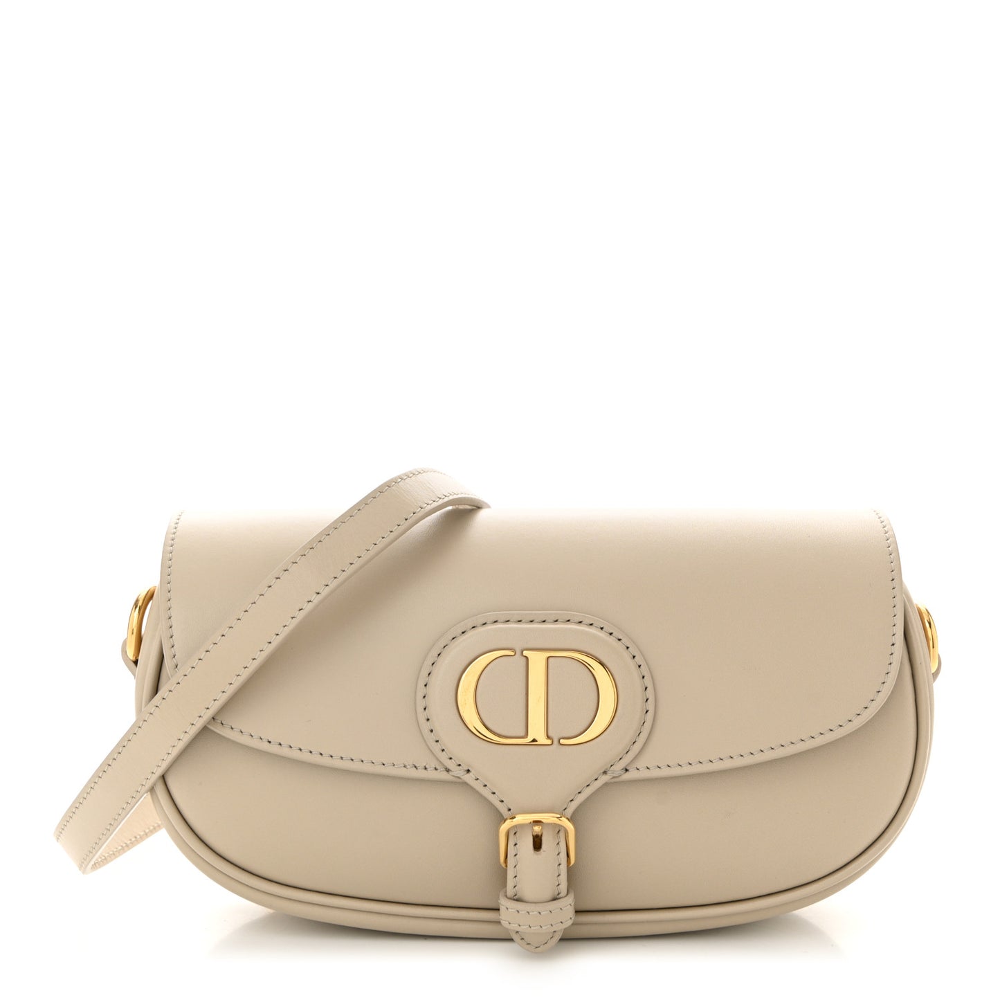 Box Calfskin East West Bobby Bag Beige