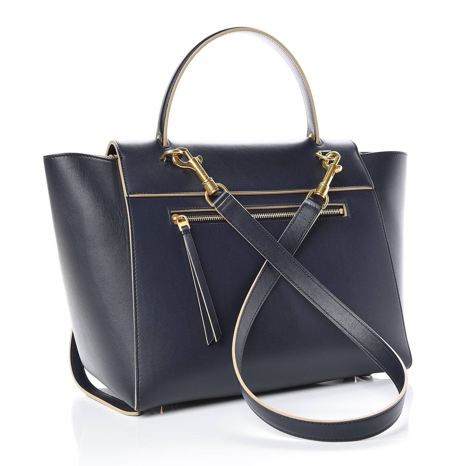 Celine Palmelato Calfskin Mini Belt Bag Navy 4 of 15