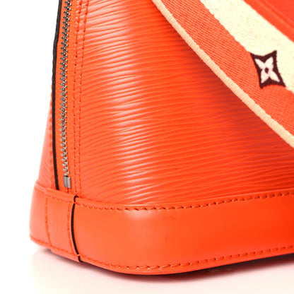 Louis Vuitton Epi Jacquard Alma BB Orange 9 of 10