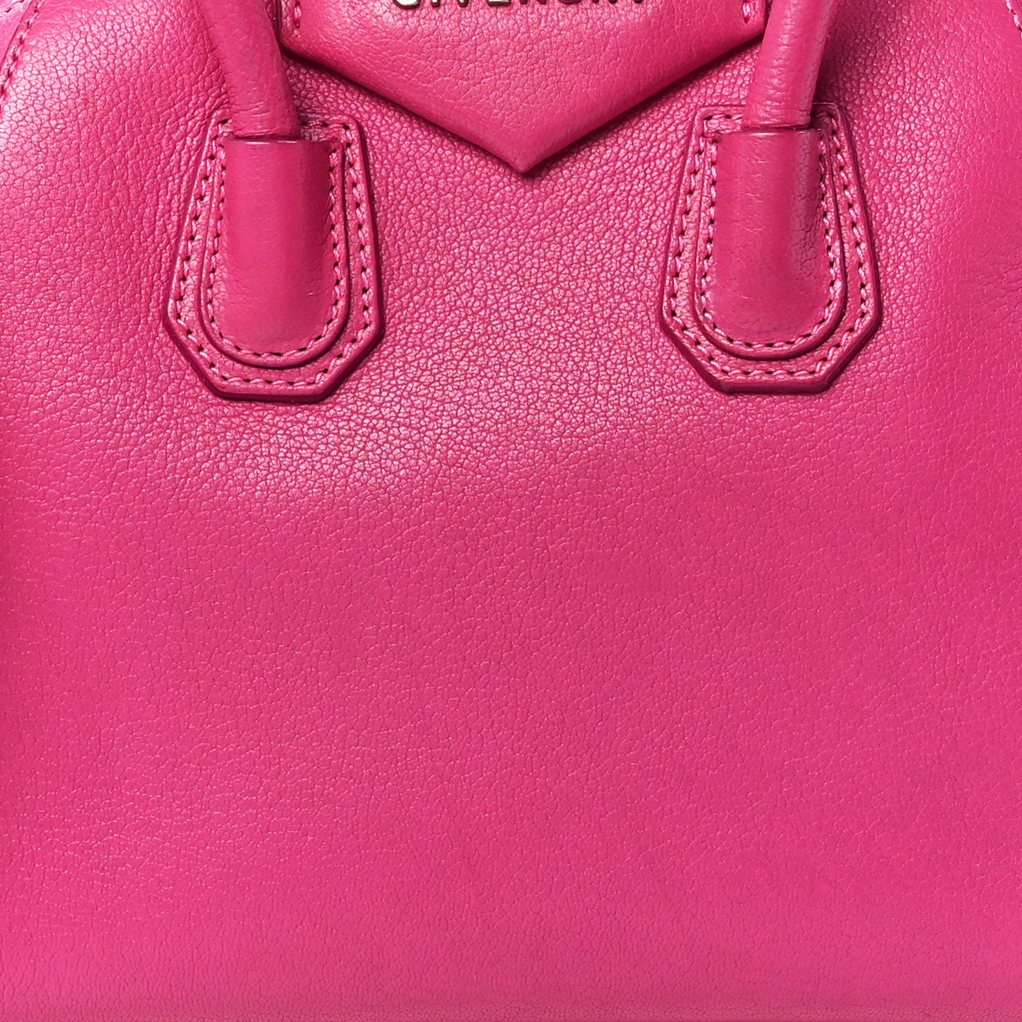 Sugar Goatskin Mini Antigona Fushia