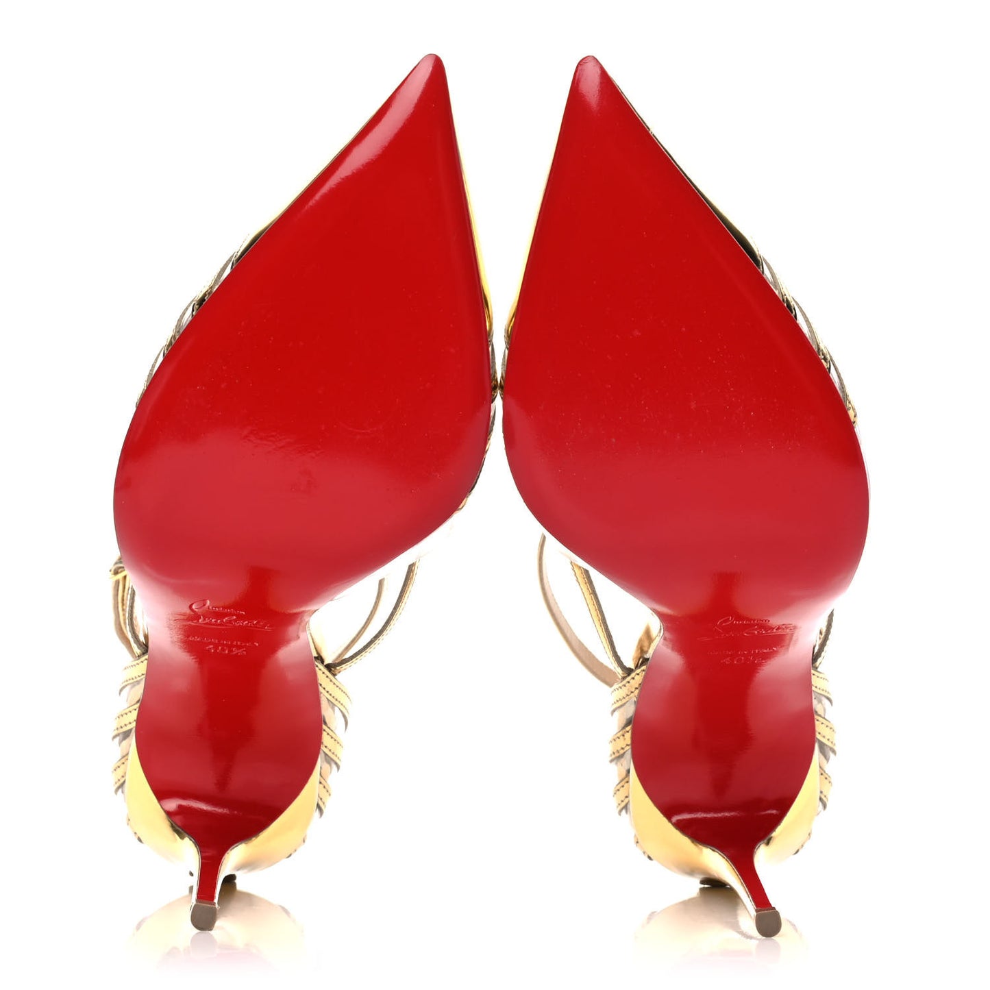 Patent PVC Deck 100 Pumps 40.5 Gold