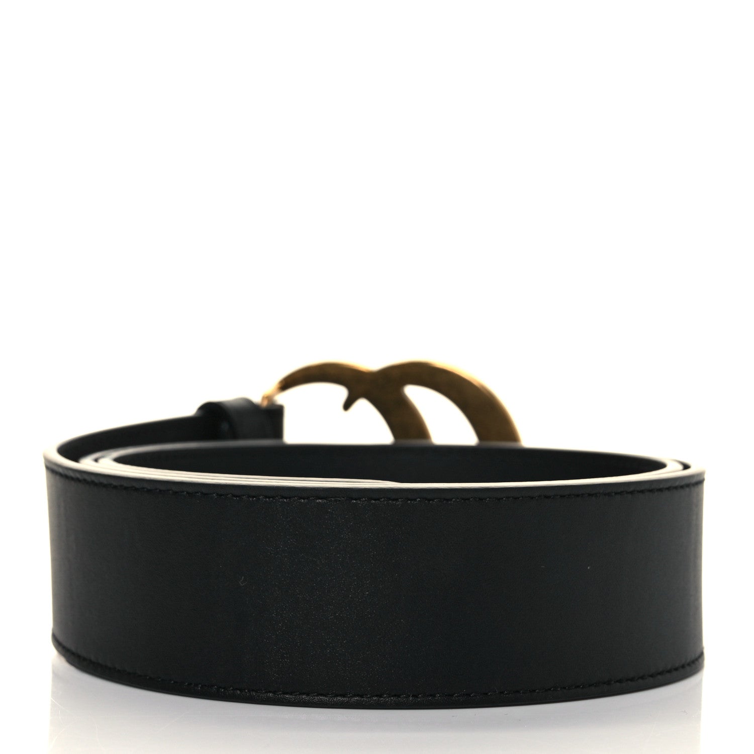 Gucci Calfskin Double G 40mm Belt 85 34 Black 2 of 6
