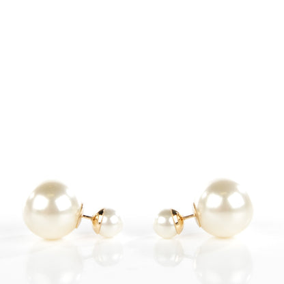 Christian Dior Pearl Mise En Dior Tribal Earrings 5 of 6