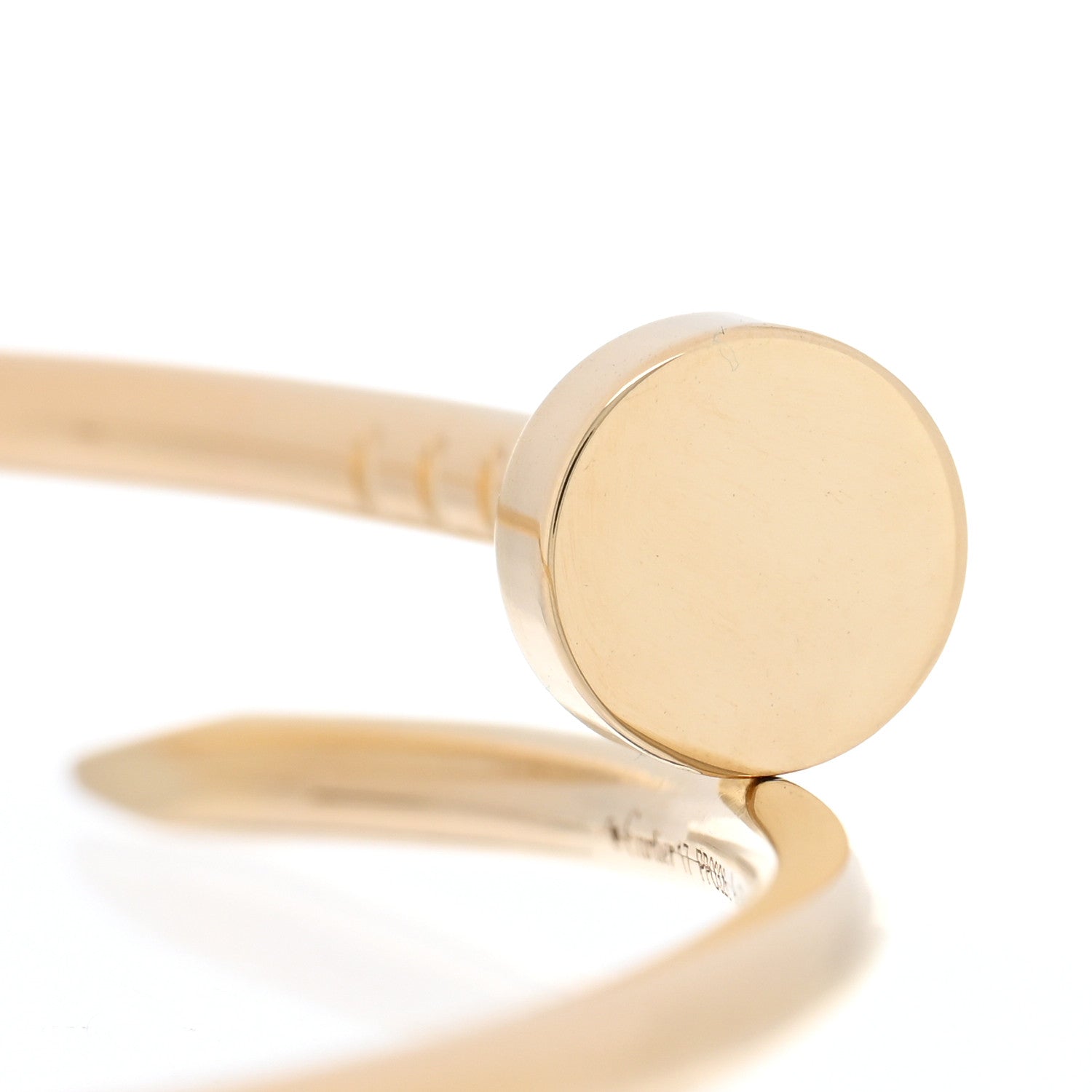 Cartier 18K Yellow Gold Small Juste Un Clou Bracelet 17 4 of 5
