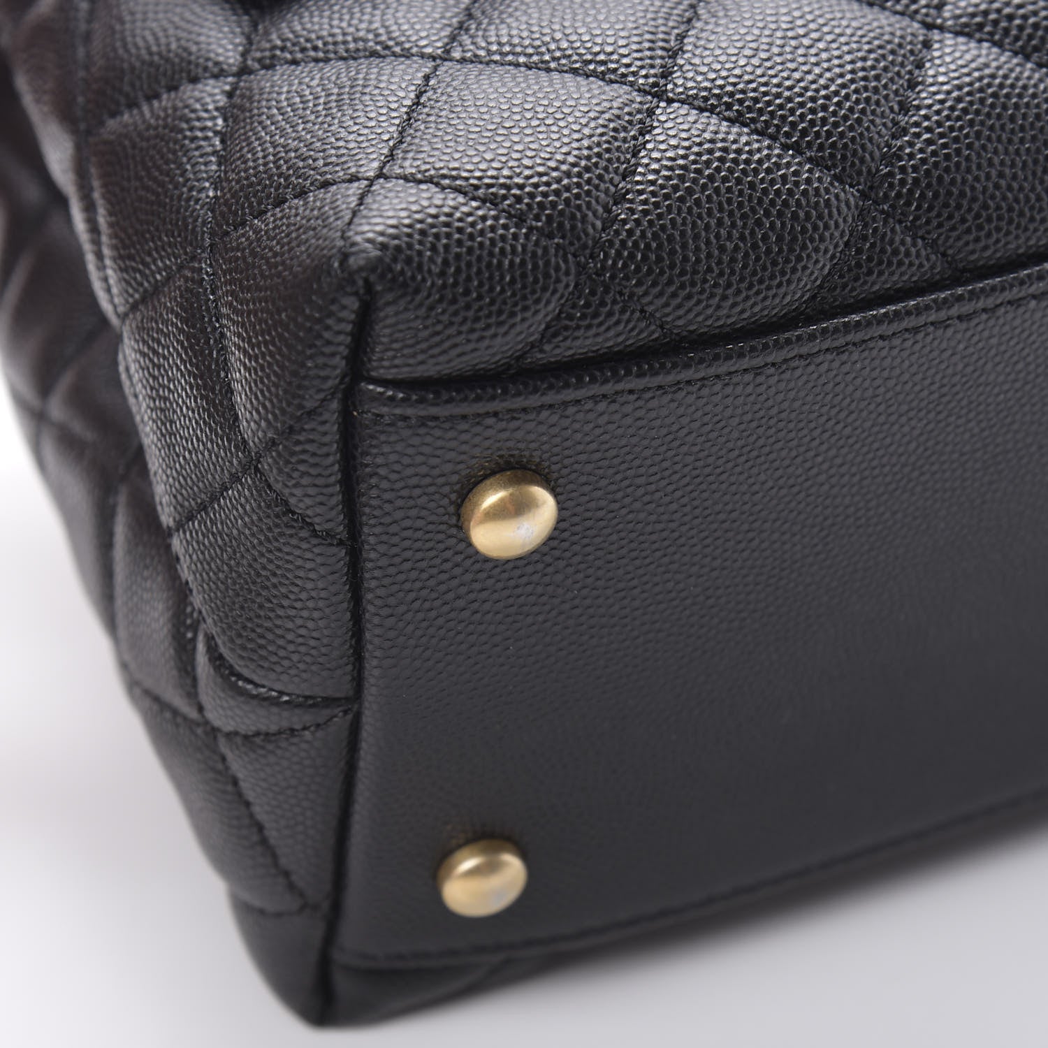 Chanel Caviar Quilted Small Coco Handle Flap Black 15 of 15