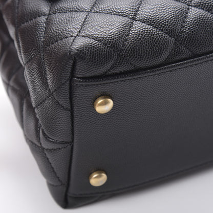 Chanel Caviar Quilted Small Coco Handle Flap Black 15 of 15