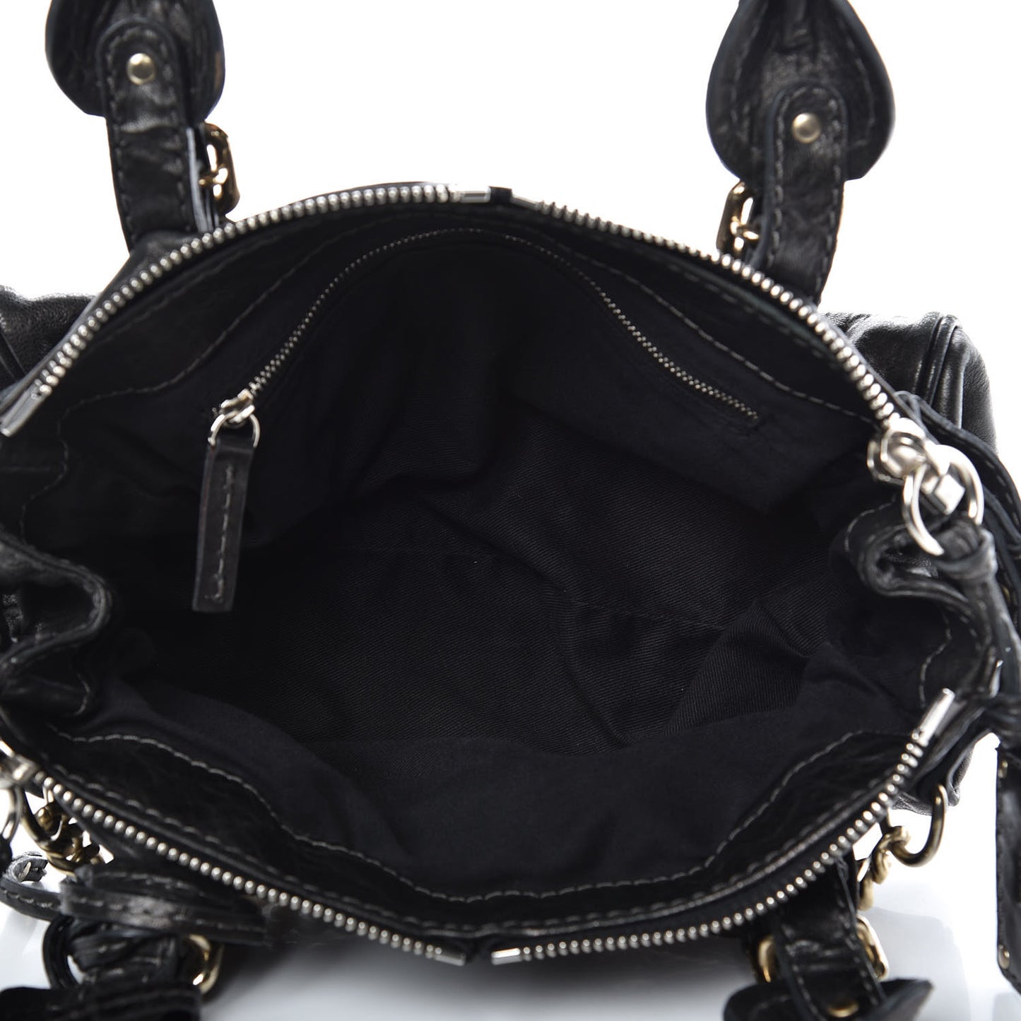 Calfskin Chain Paddington Black