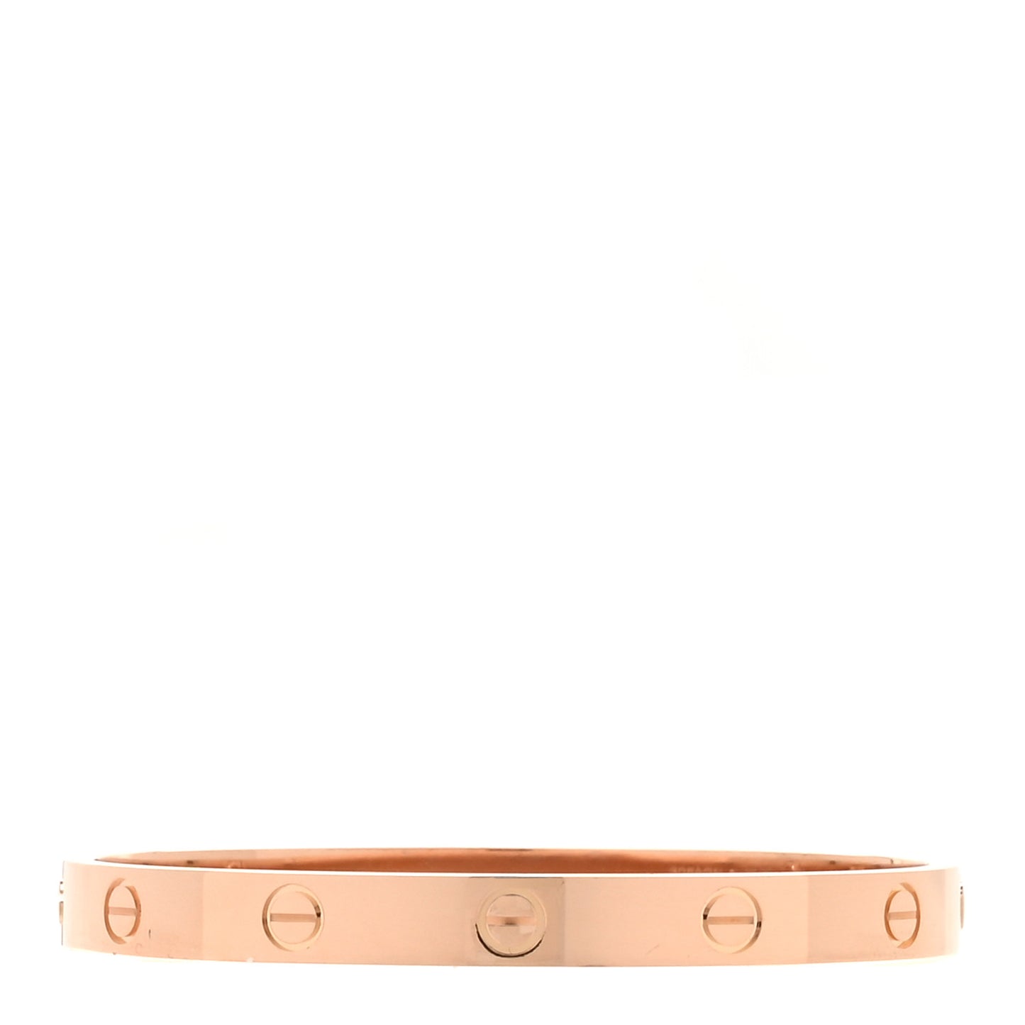18K Pink Gold LOVE Bracelet 17