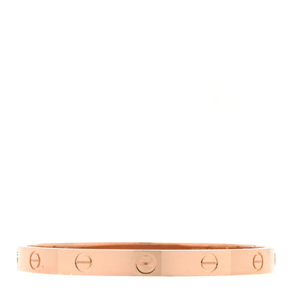 Cartier 18K Pink Gold LOVE Bracelet 17 1 of 9