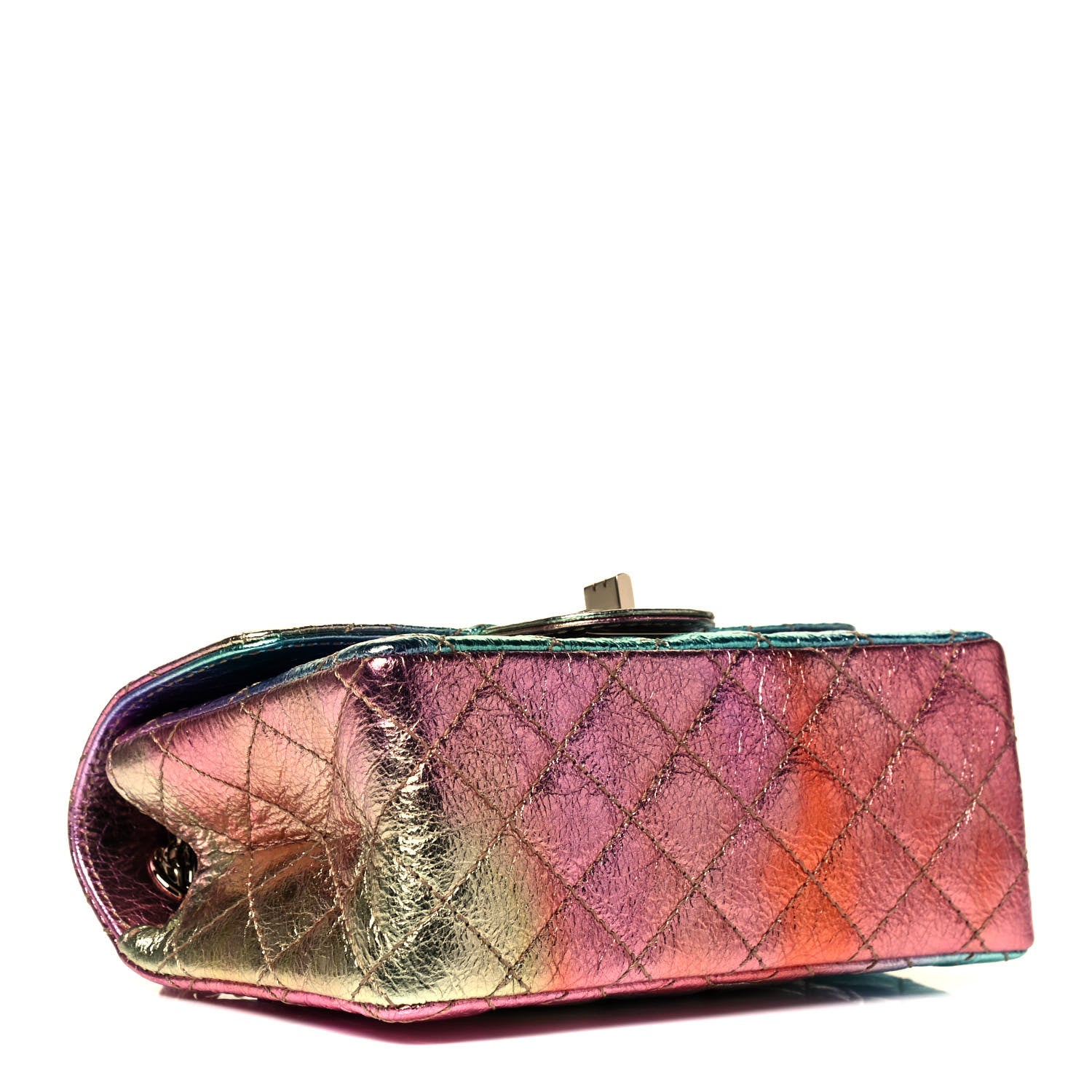 Chanel Metallic Goatskin Quilted Mini 2.55 Reissue Flap Multicolor 4 of 10