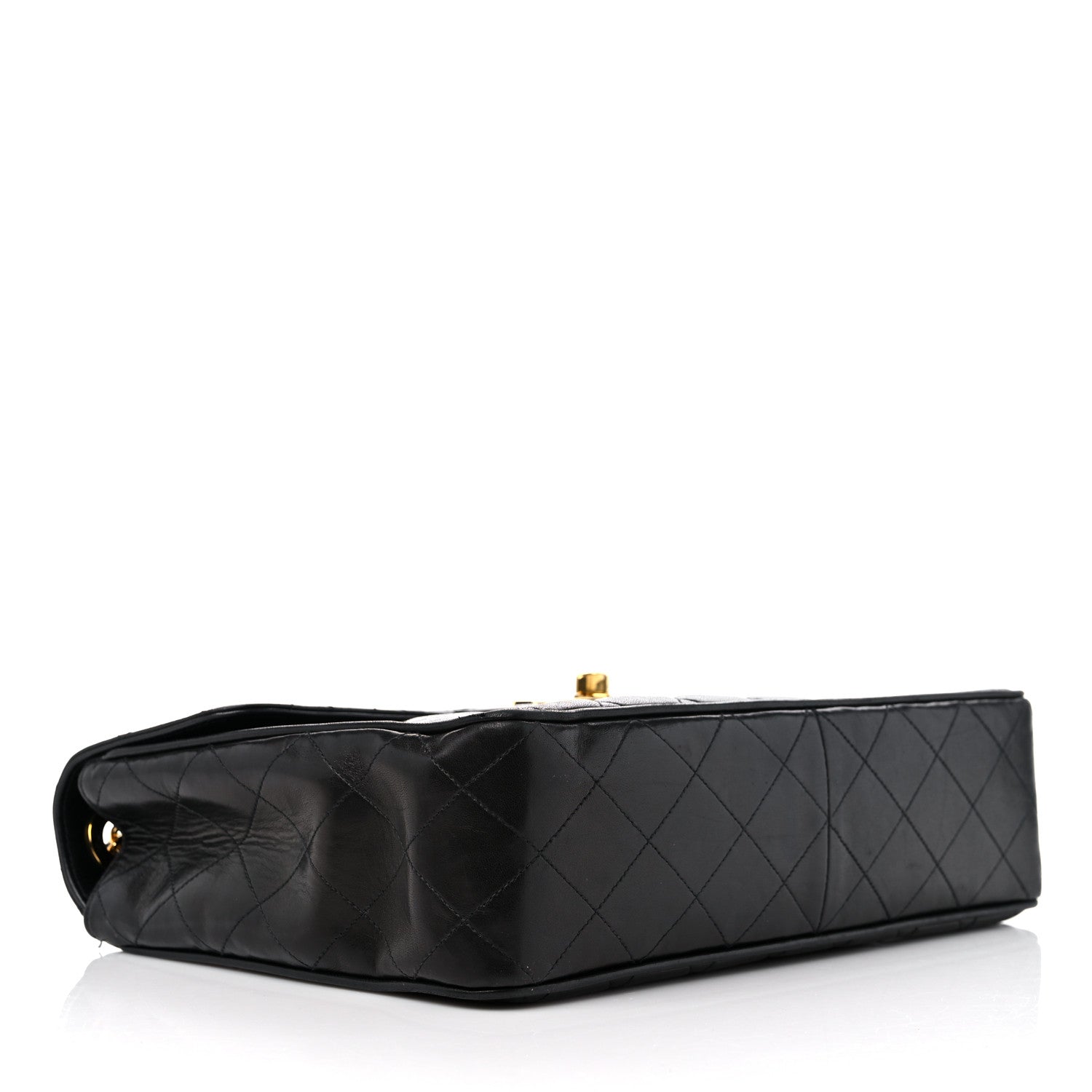 Chanel Lambskin Quilted XL Jumbo Single Flap Black 5 of 18