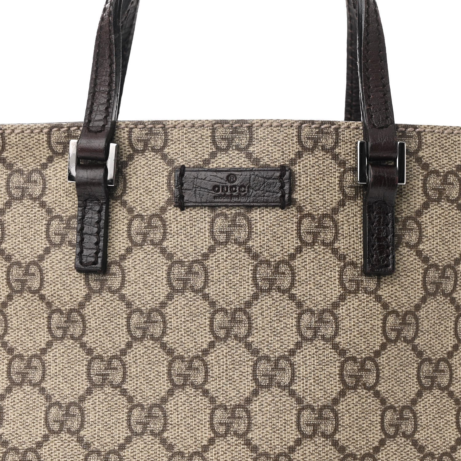 Gucci GG Plus Monogram Flat Vertical Tote Dark Brown 8 of 11