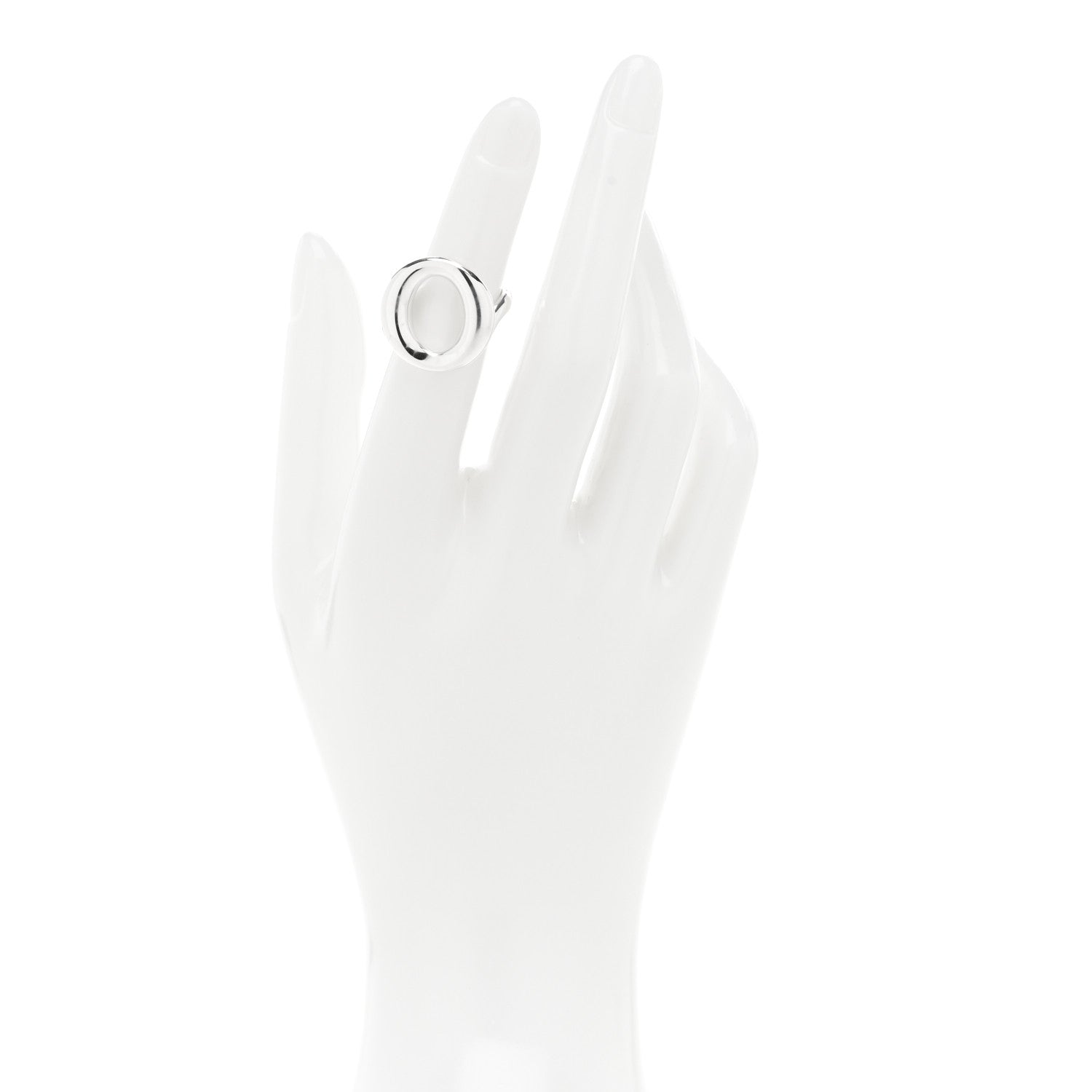 Tiffany Sterling Silver Elsa Peretti Sevillana Ring 48 4.5 2 of 5