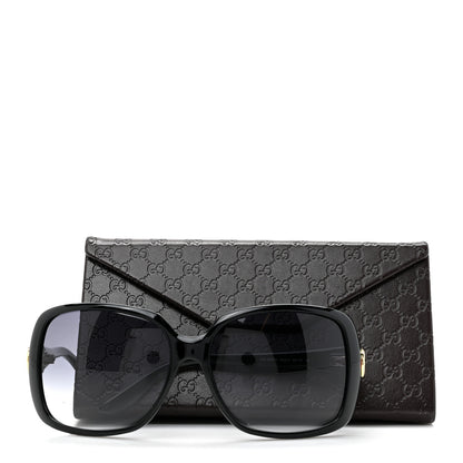 Gucci Acetate Web GG3166/S Sunglasses Black 7 of 7