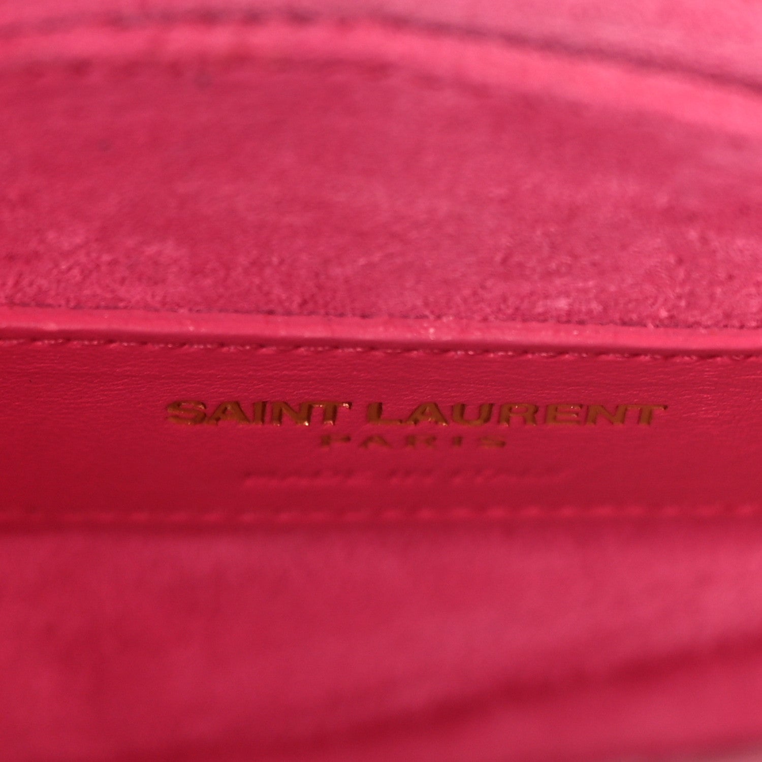 Saint Laurent Calfskin Nano Sac De Jour Lipstick Fuchsia 6 of 8