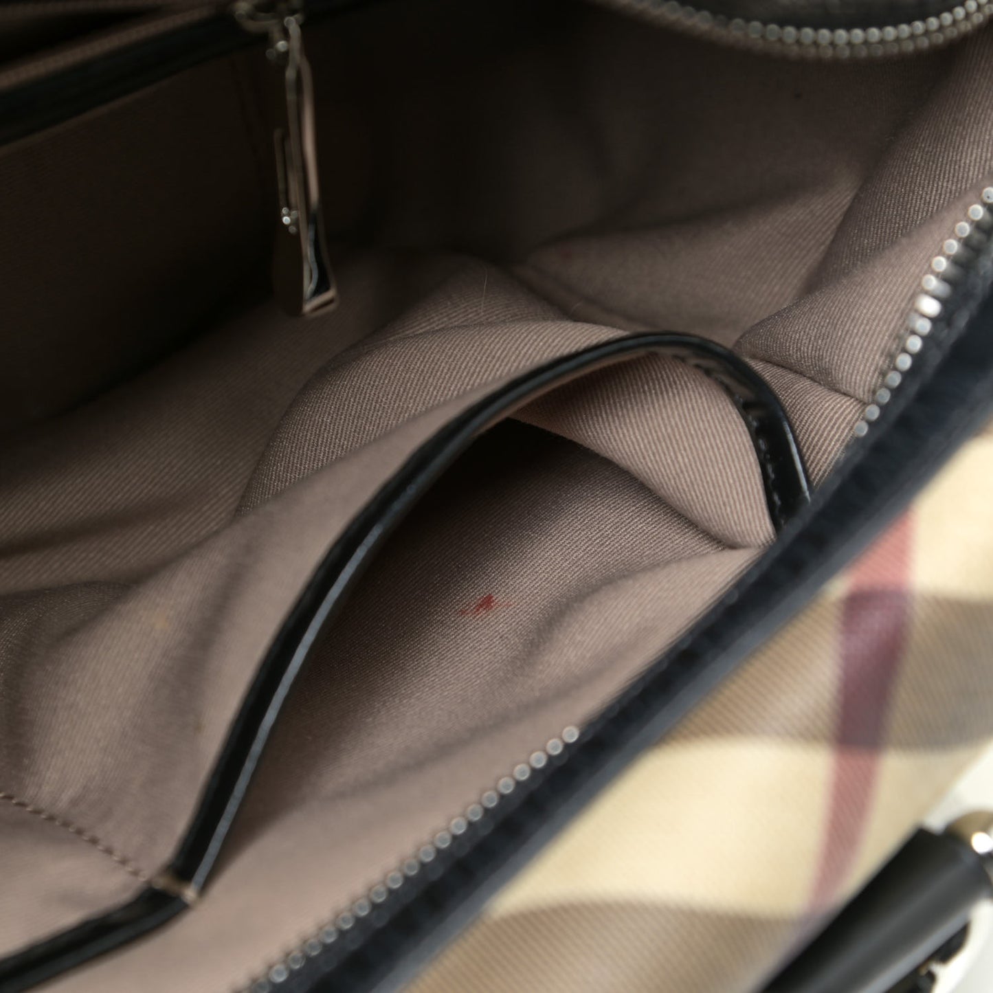 Supernova Check Patent Bowling Bag Black