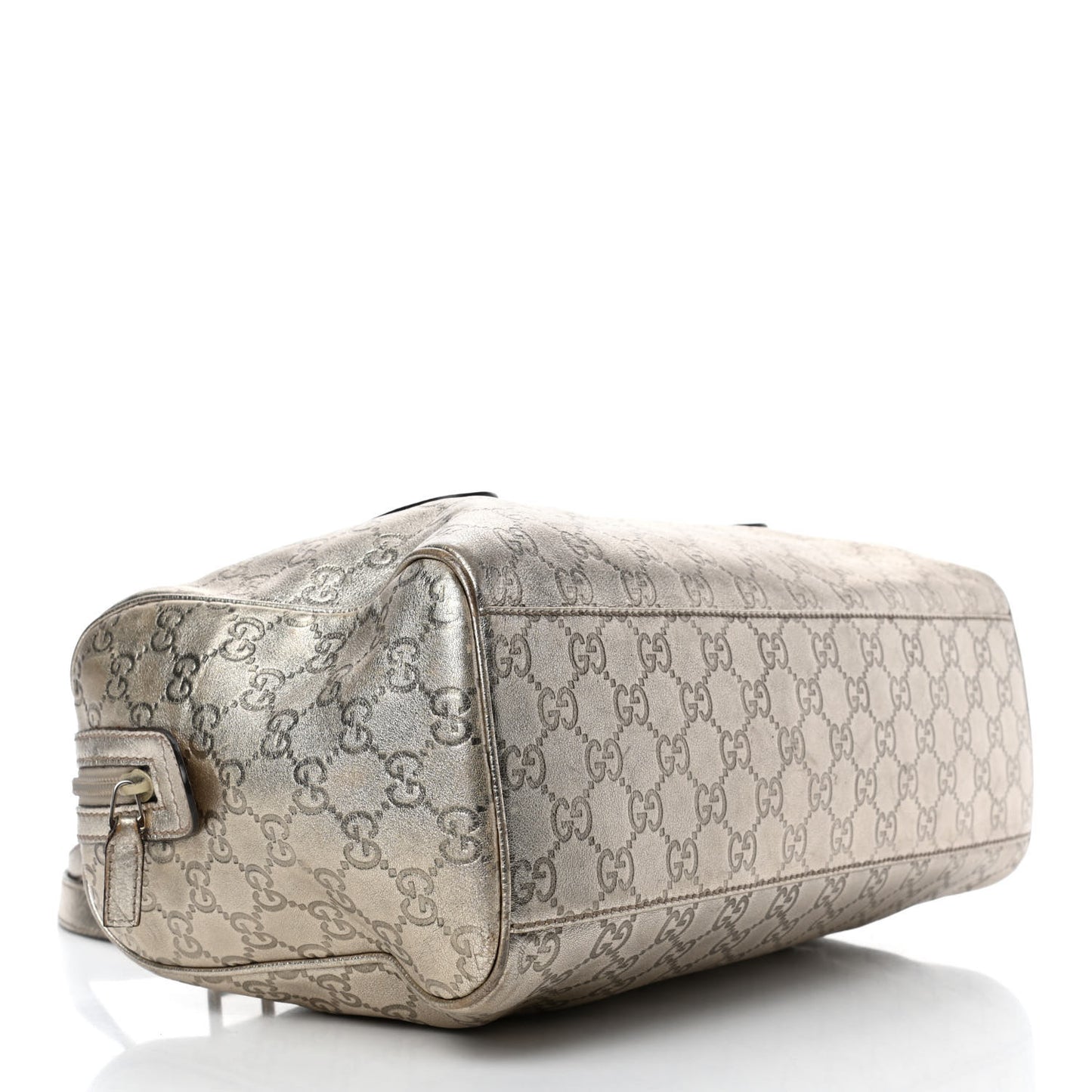 Metallic Guccissima Boston Gold