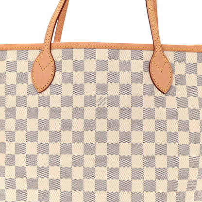 Louis Vuitton Damier Azur Neo Neverfull MM Rose Ballerine 8 of 10