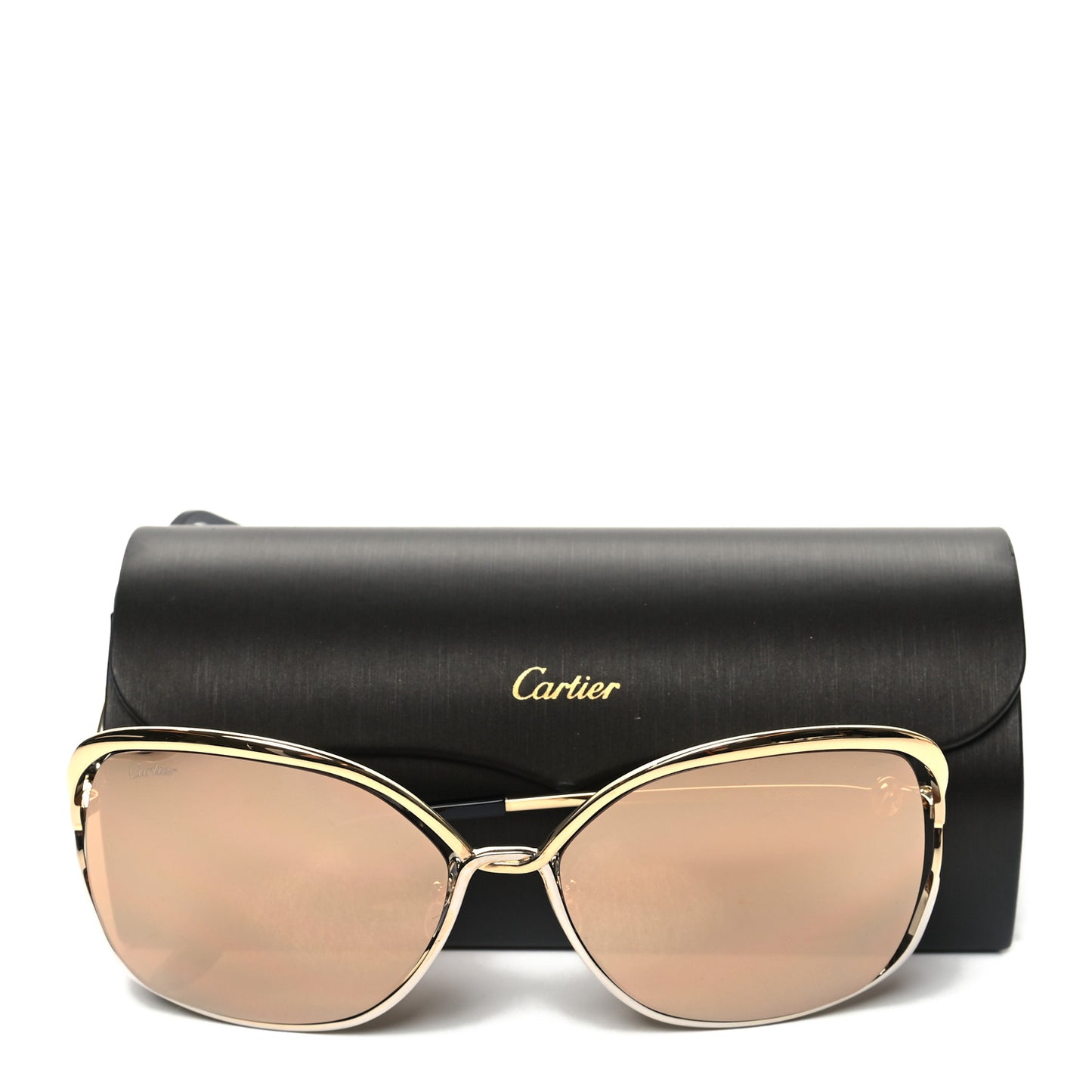 Metal Trinity Sunglasses CT0225S 001 Gold Silver
